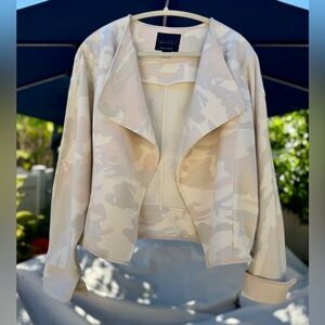 Sanctuary Women's Camouflage Open Draped Relaxed Blazer Jacket size Small